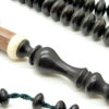 Unique Tasbih made of ebony, kuka and vegetal ivory 12mm - Image 4