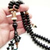 Unique Tasbih made of ebony, kuka and vegetal ivory 12mm - Image 7