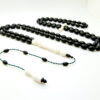Tasbih made of ebony and camel bone 7x10mm